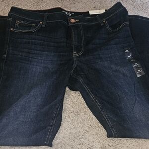 Dark Blue Flare & Wide Leg Jeans
